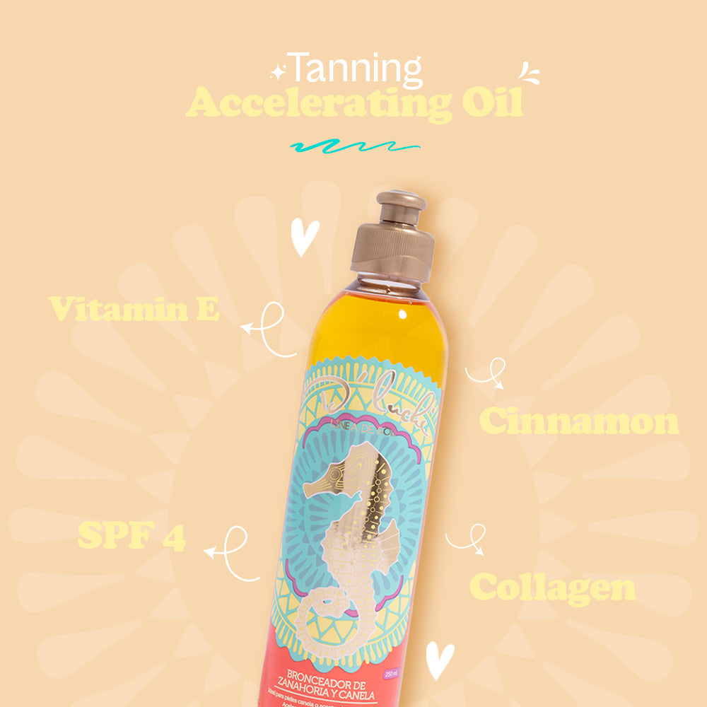 Carrot and Cinnamon tanning oil